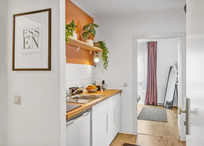 Apartmán Parkplatz I Balkon & Schnelles Wlan I Nahe Zeche Zollverein